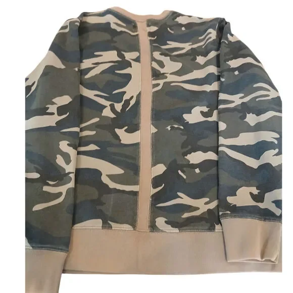 Ovadia and‎ sons Camo Cotton Mens sweatshirt XL